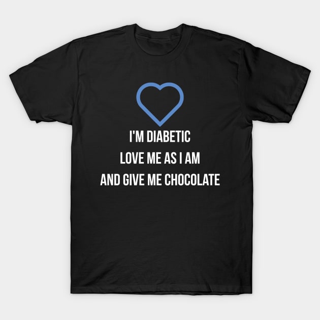 A Diabetic valentine's day T-Shirt by Mandz11